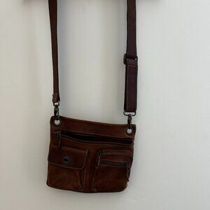 Roots Village Tribe Leather Purse